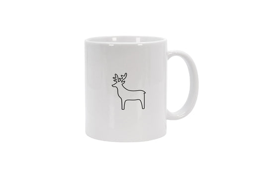 Tasse Rentier Outline klein