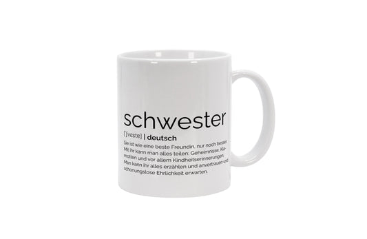 Tasse Schwester - Definition