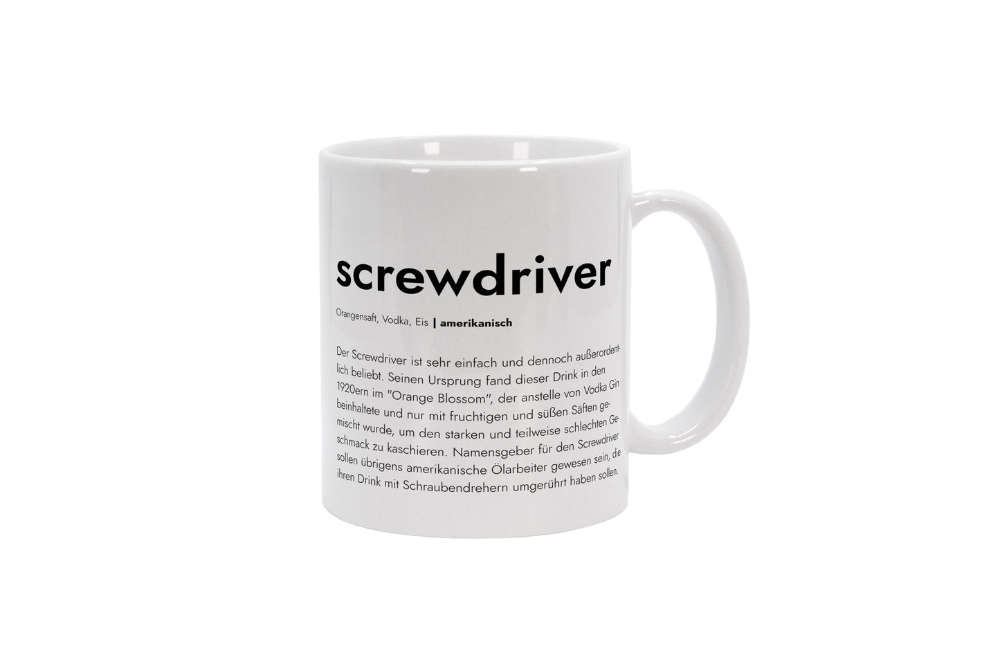 Tasse Screwdriver - Definition