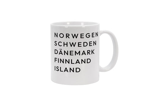 Tasse Skandinavische Länder