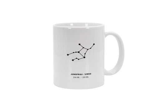 Tasse Sternzeichen Jungfrau - Konstellation