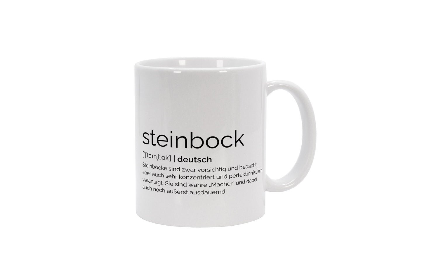 Tasse Sternzeichen Steinbock - Definition