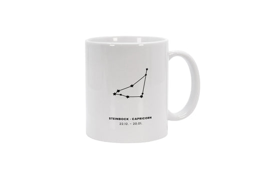 Tasse Sternzeichen Steinbock - Konstellation