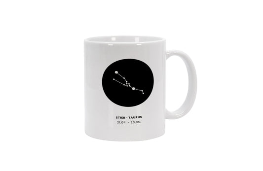 Tasse Sternzeichen Stier - Konstellation Rund