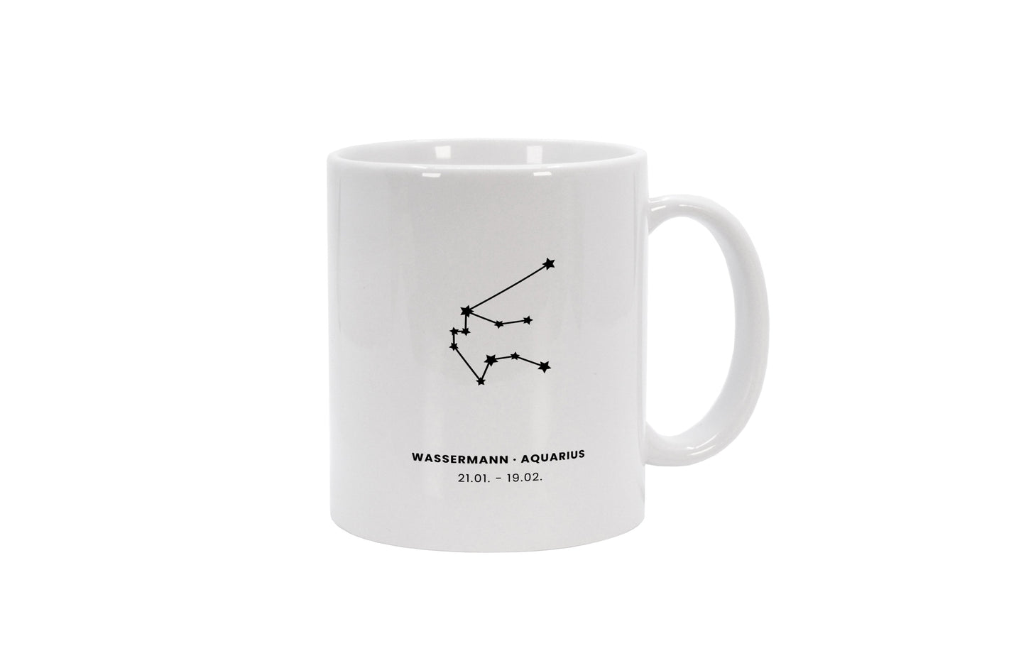 Tasse Sternzeichen Wassermann - Konstellation