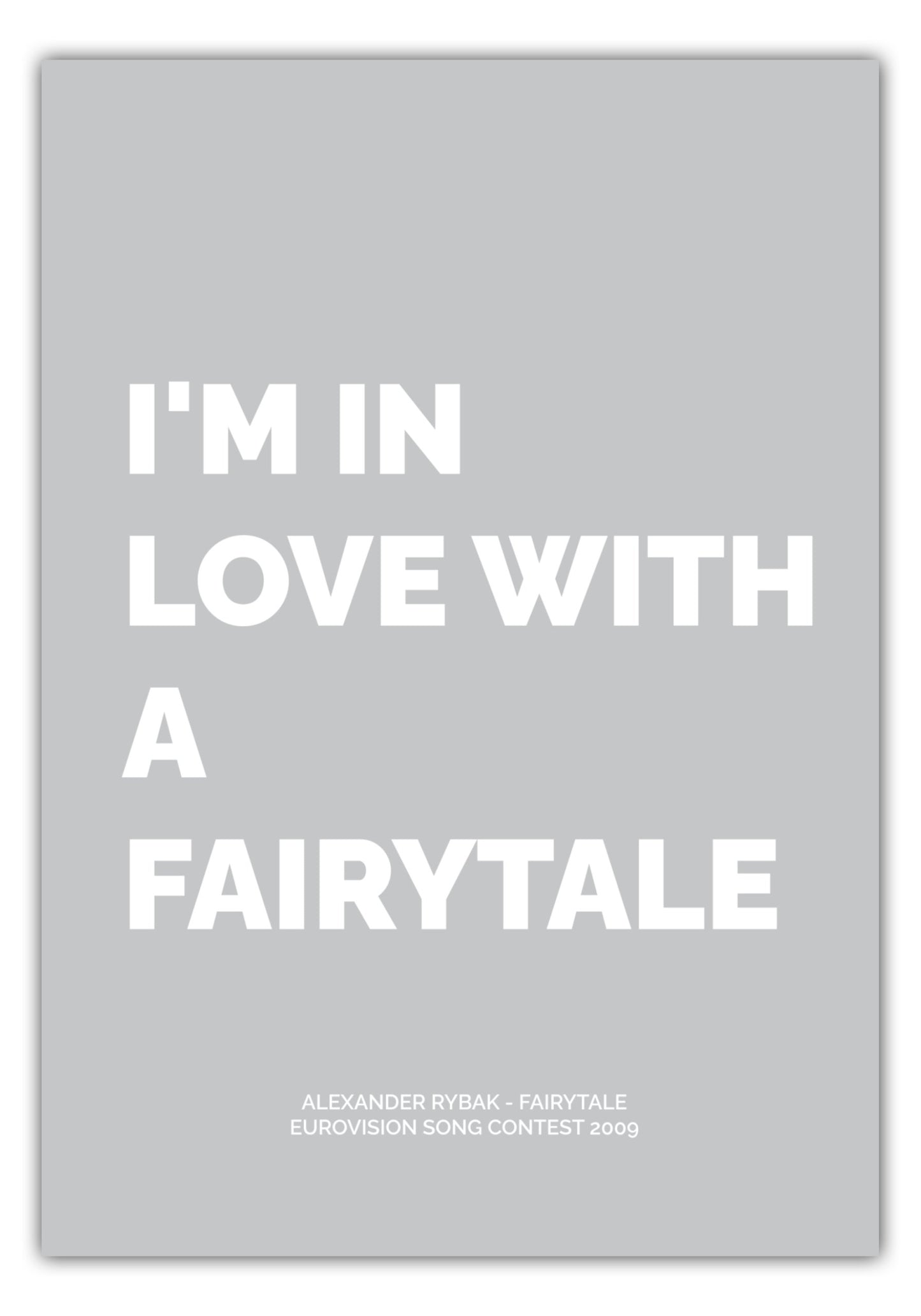 Poster Alexander Rybak - Fairytale (2009)