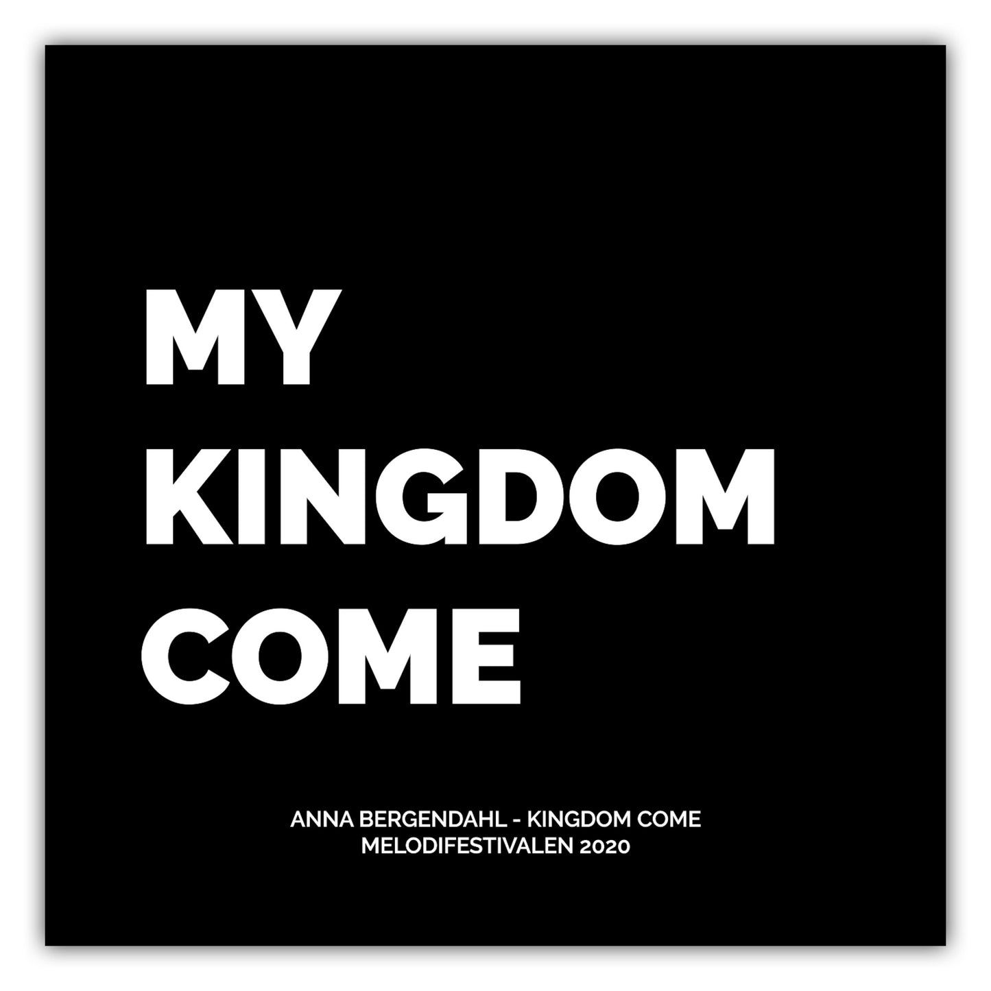 Poster Anna Bergendahl - Kingdom Come