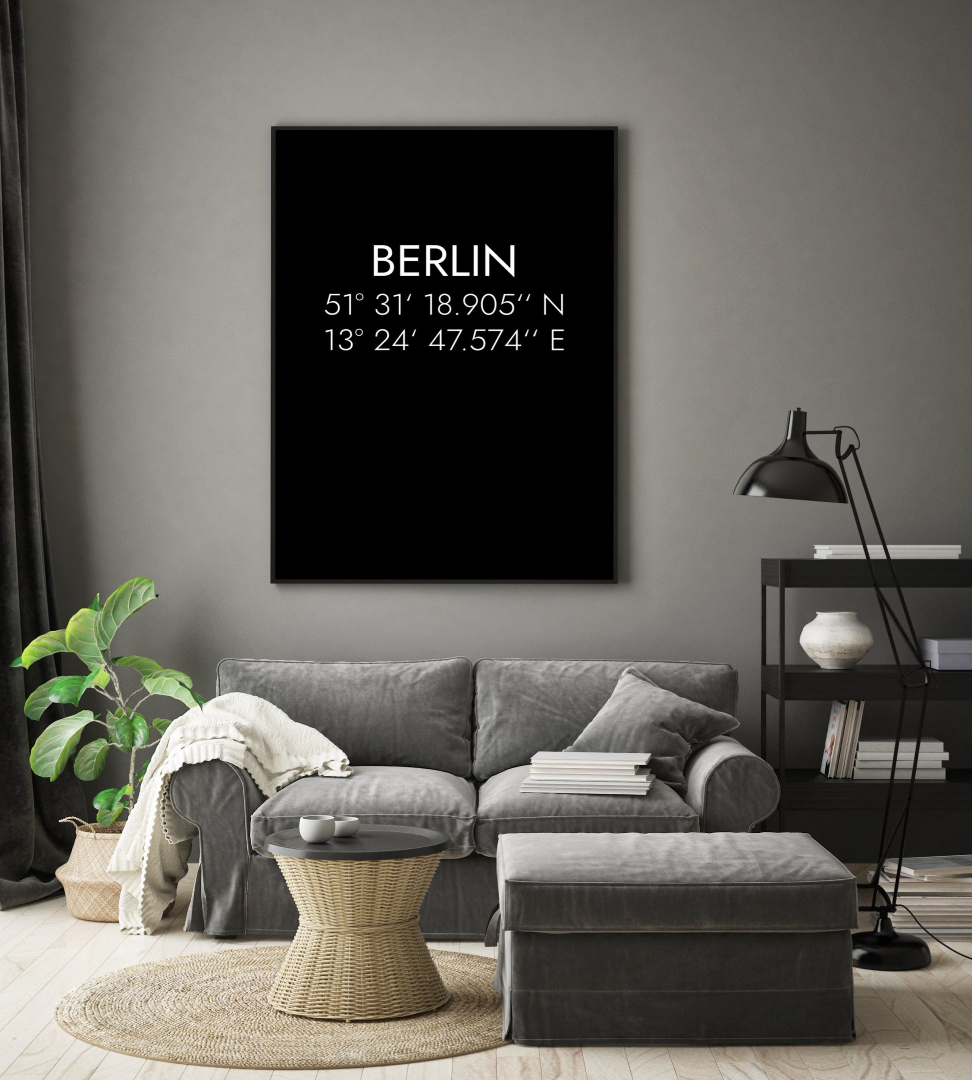 Poster Berlin Koordinaten #1 – MOTIVISSO