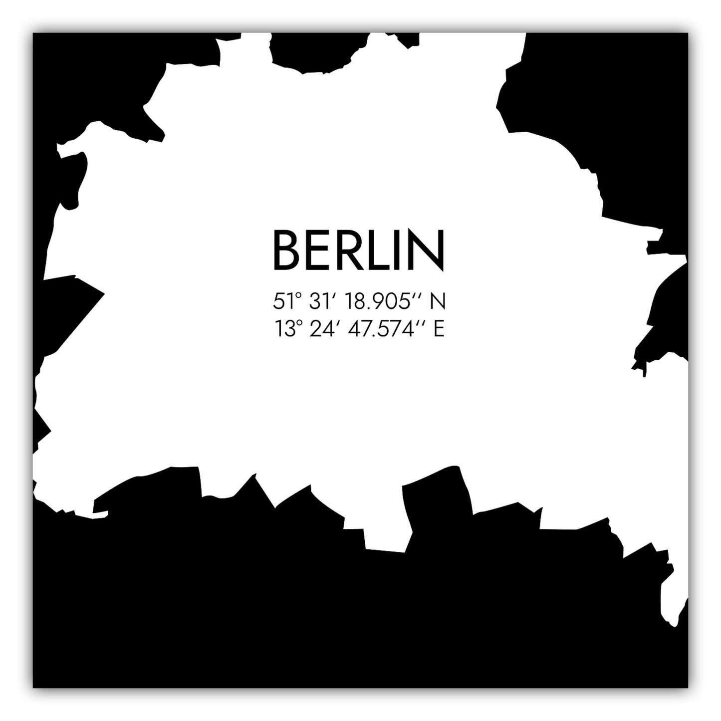 Poster Berlin Koordinaten #5