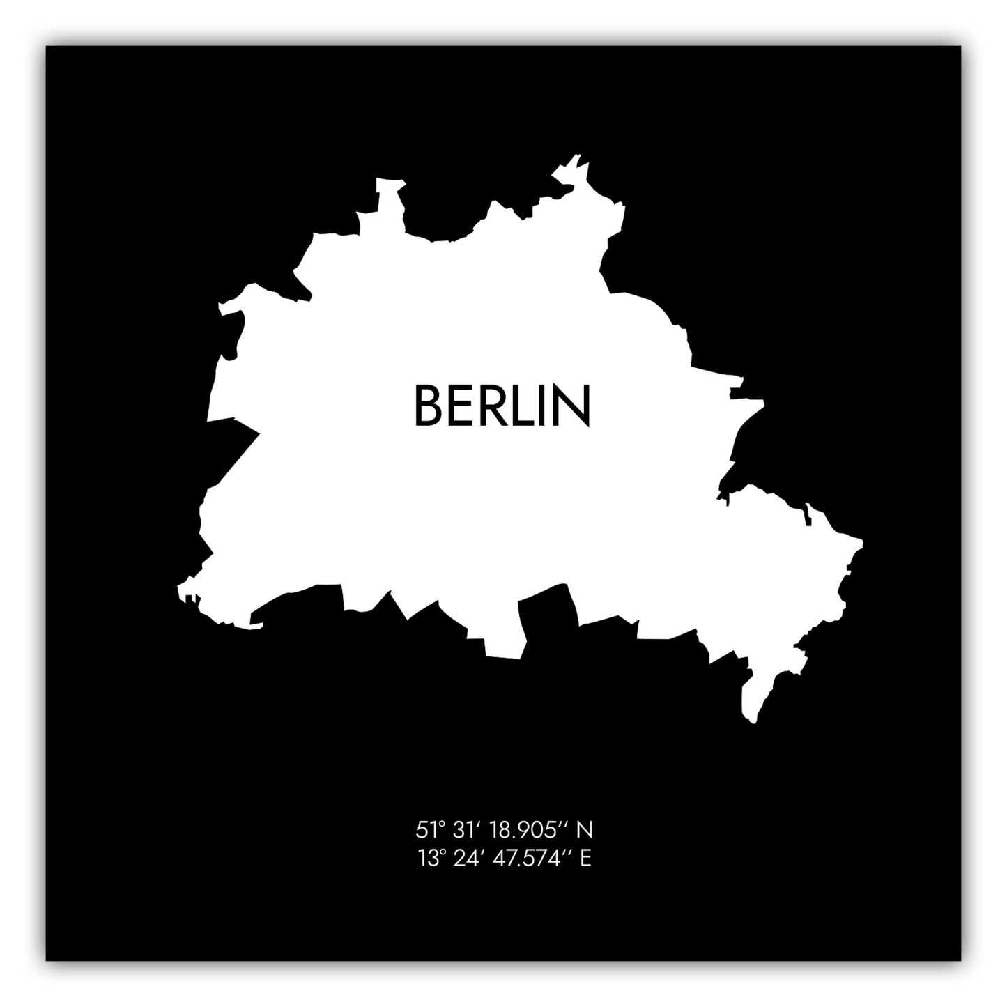 Poster Berlin Koordinaten #6