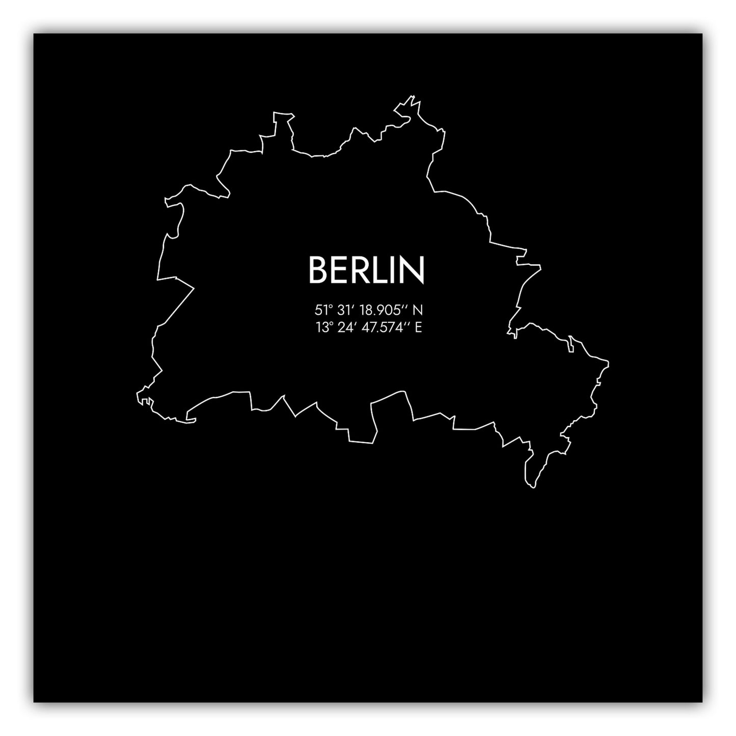 Poster Berlin Koordinaten #7