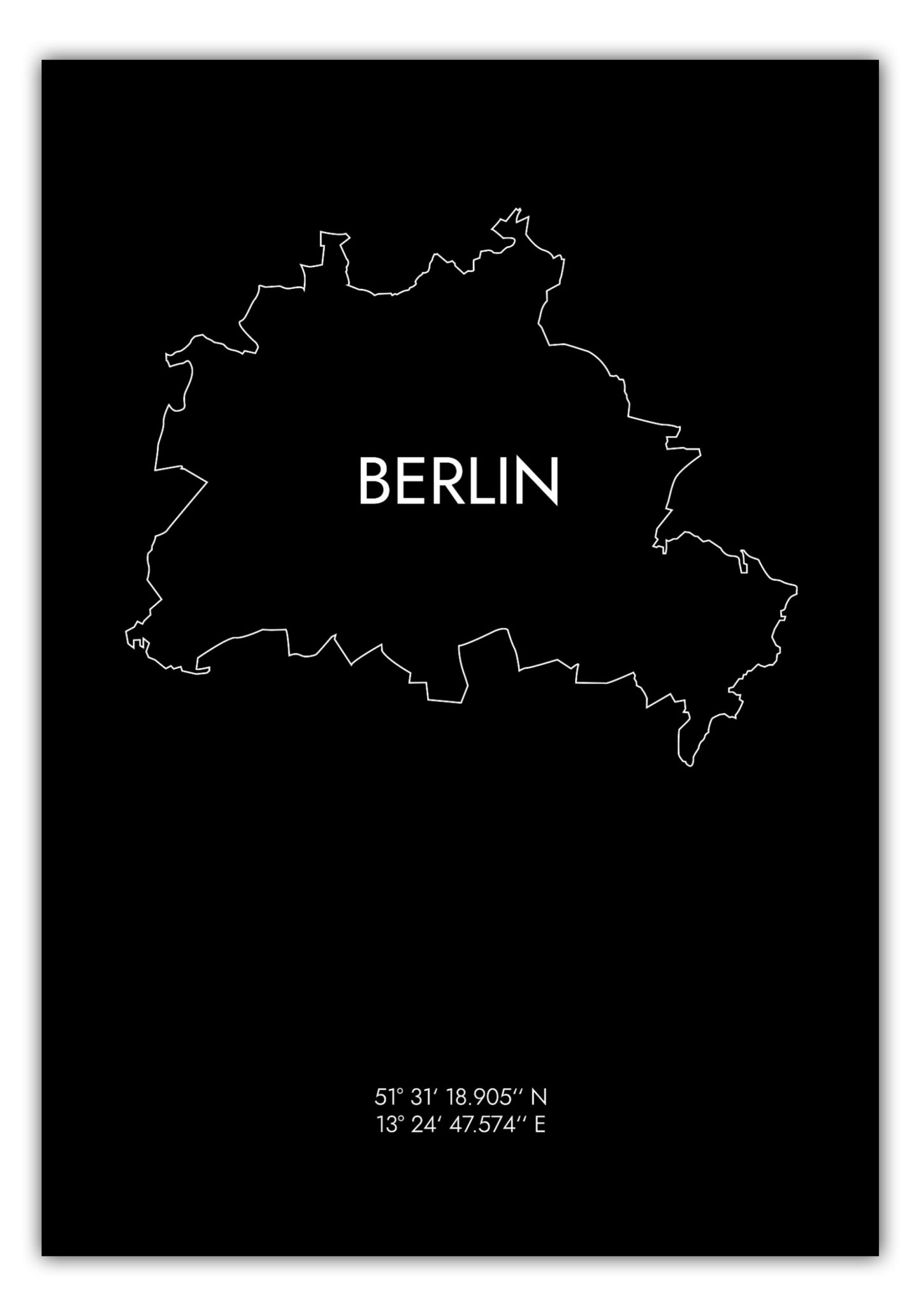 Poster Berlin Koordinaten #8