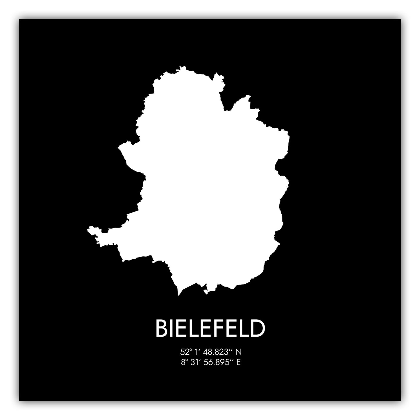 Poster Bielefeld Koordinaten #3