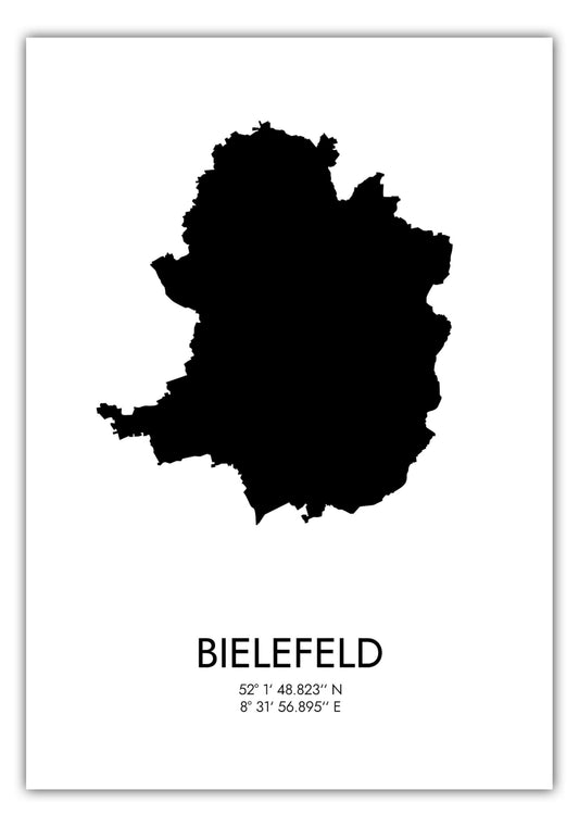 Poster Bielefeld Koordinaten #3