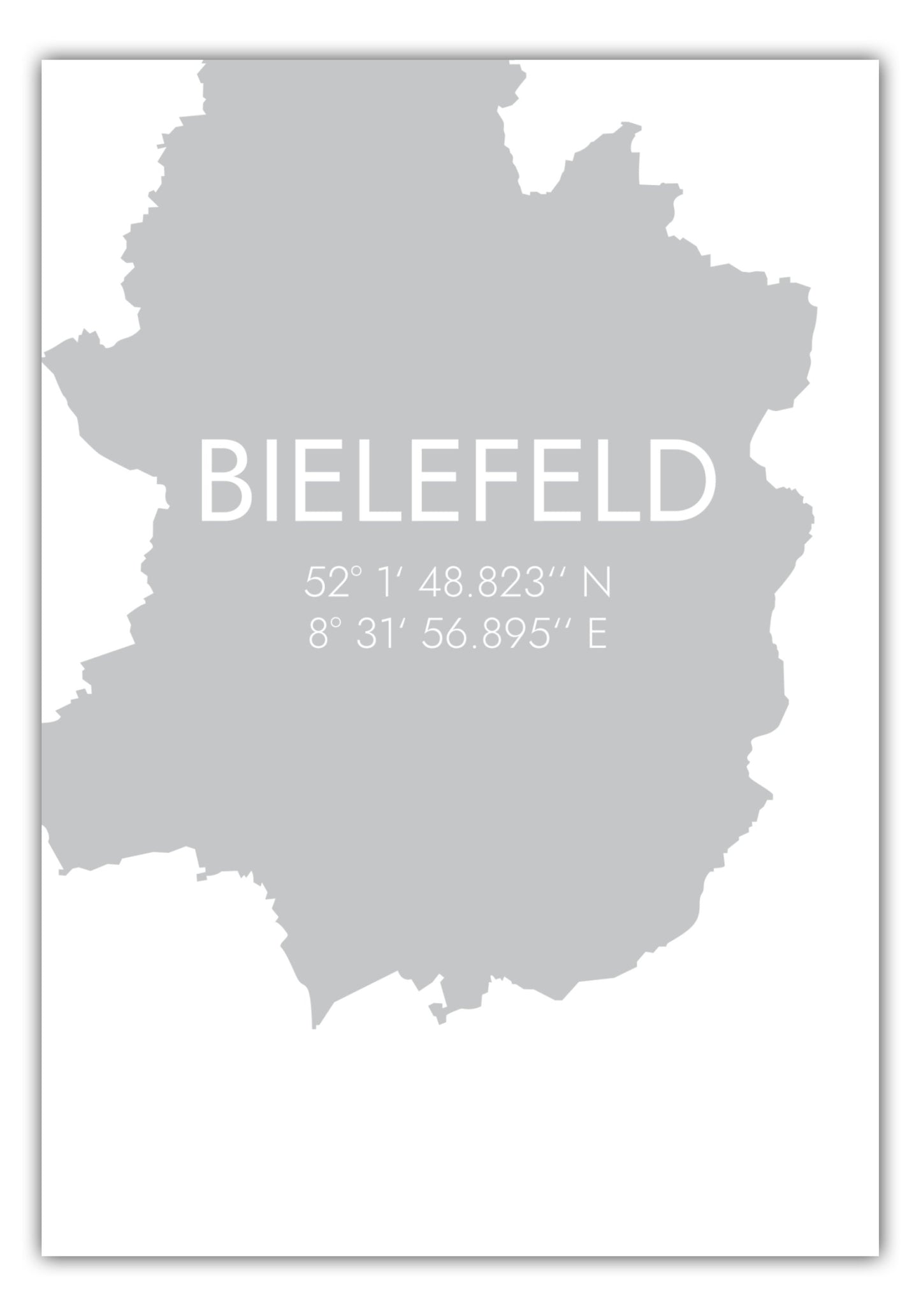 Poster Bielefeld Koordinaten #5