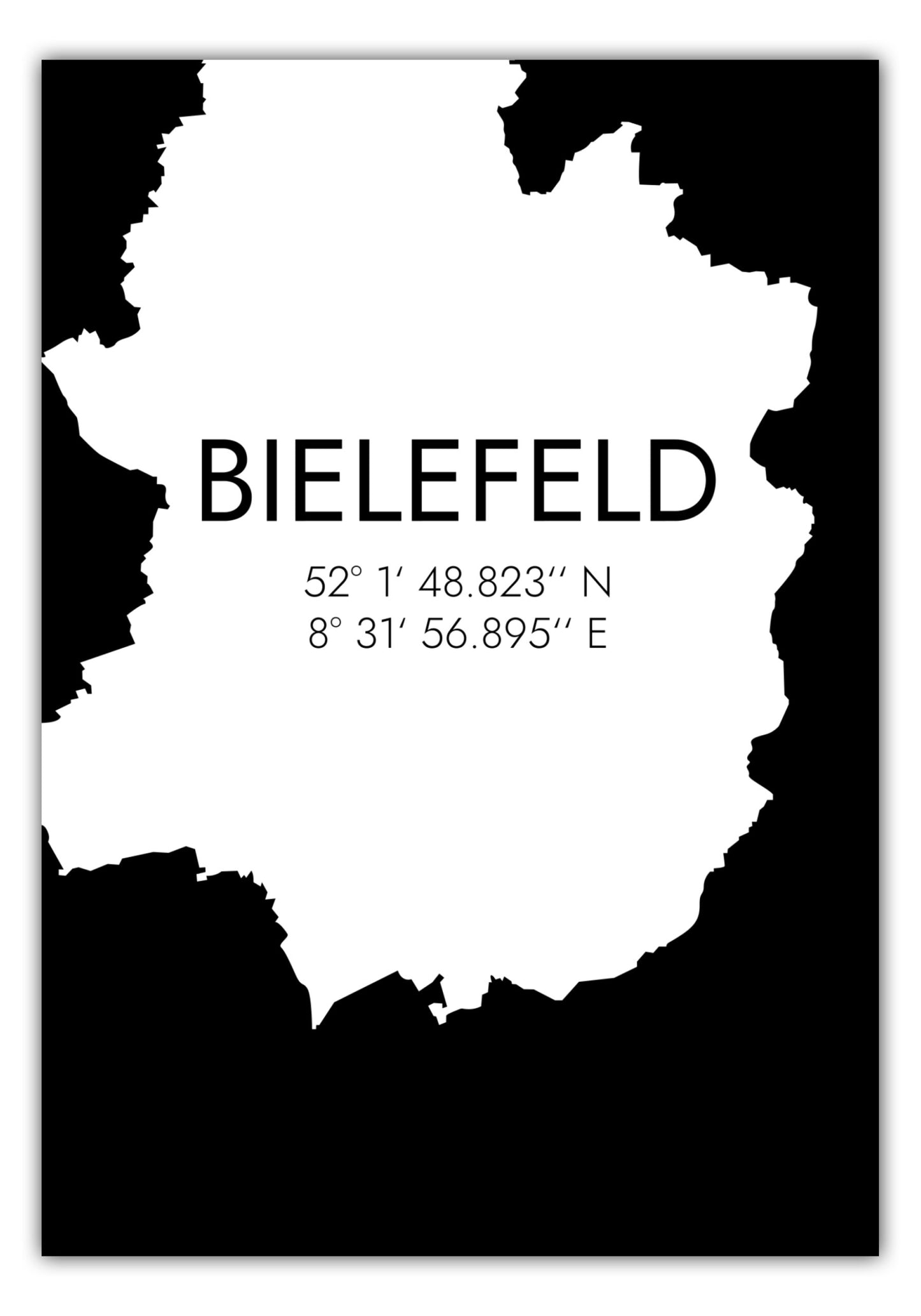 Poster Bielefeld Koordinaten #5