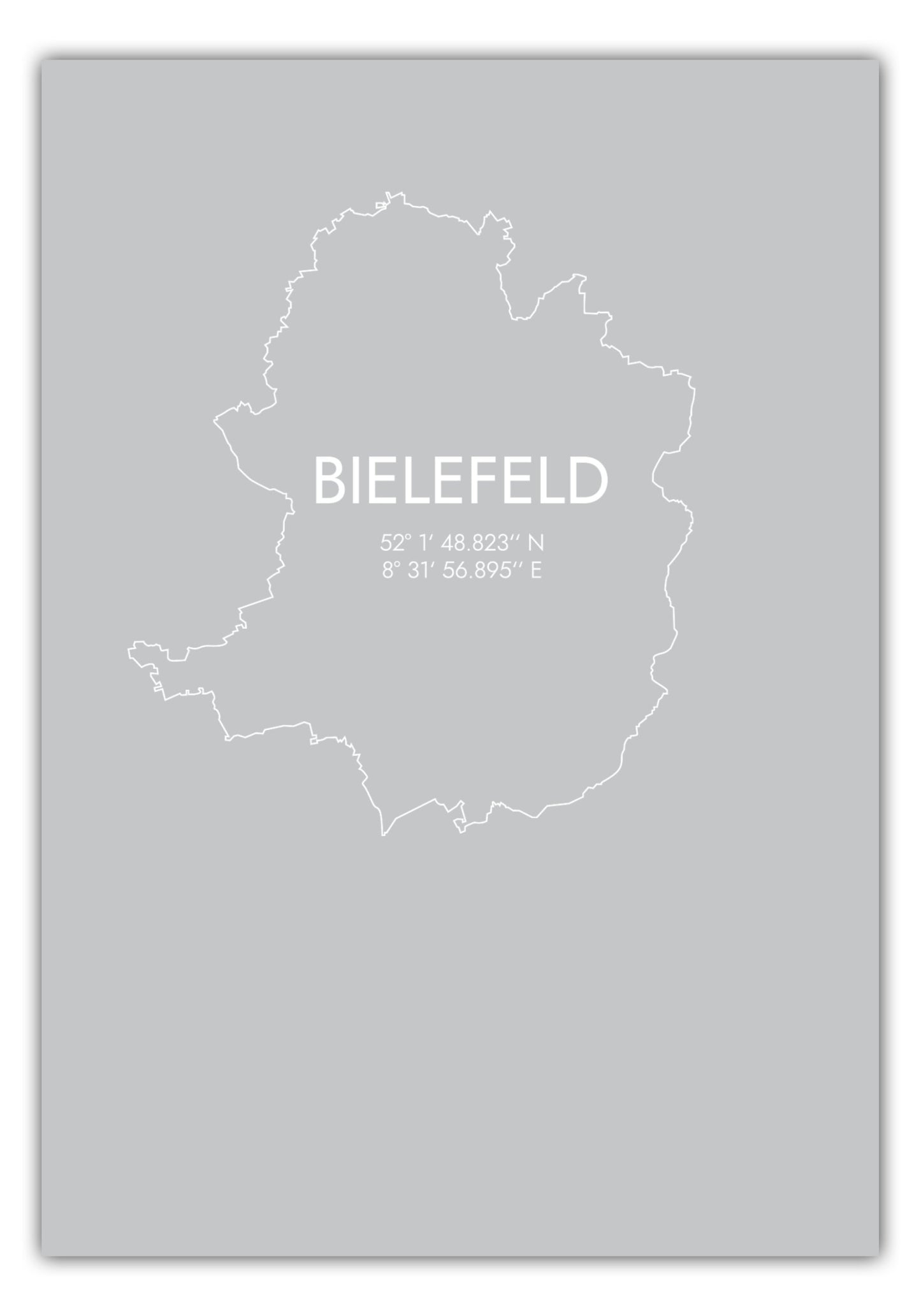 Poster Bielefeld Koordinaten #7