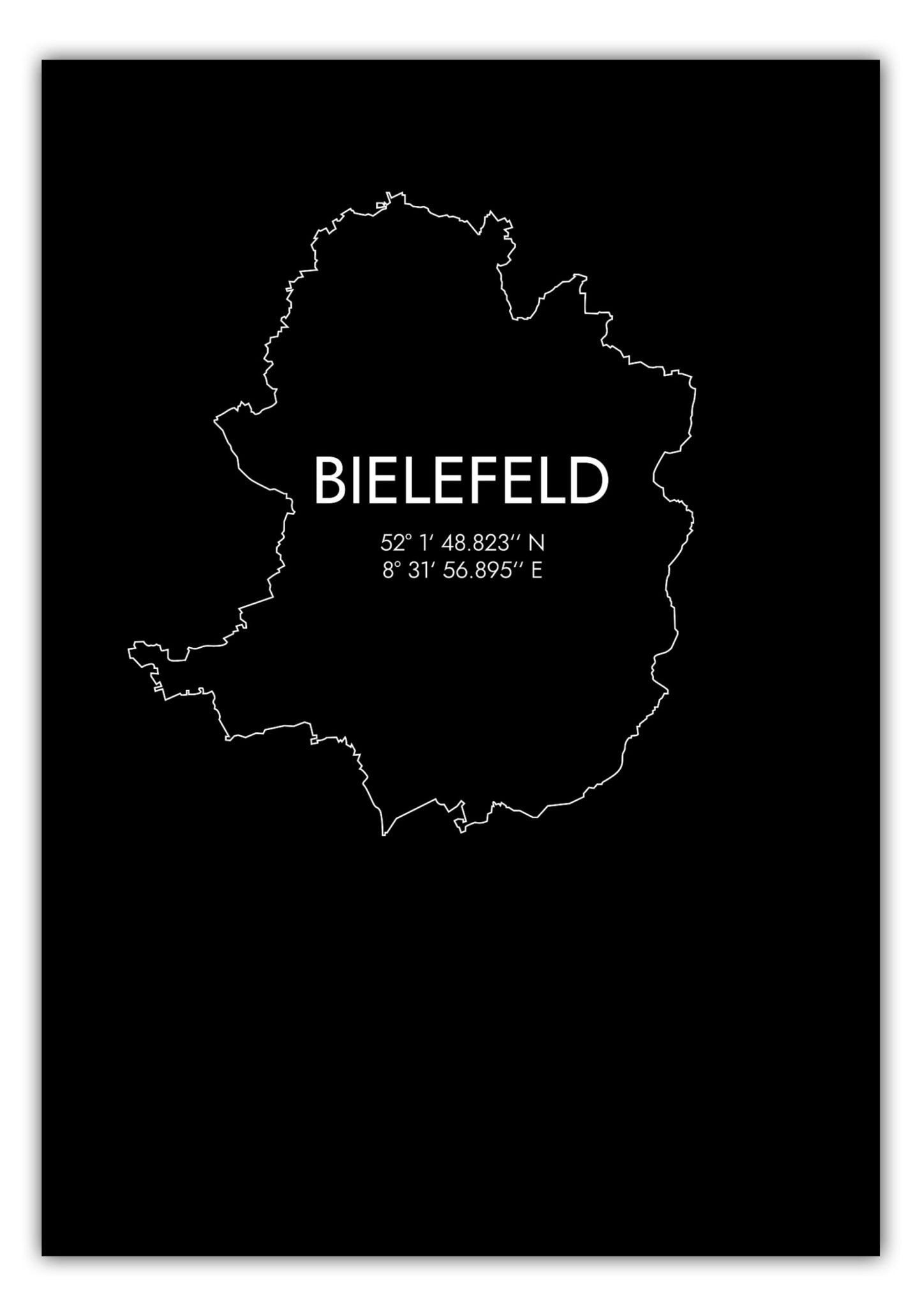 Poster Bielefeld Koordinaten #7