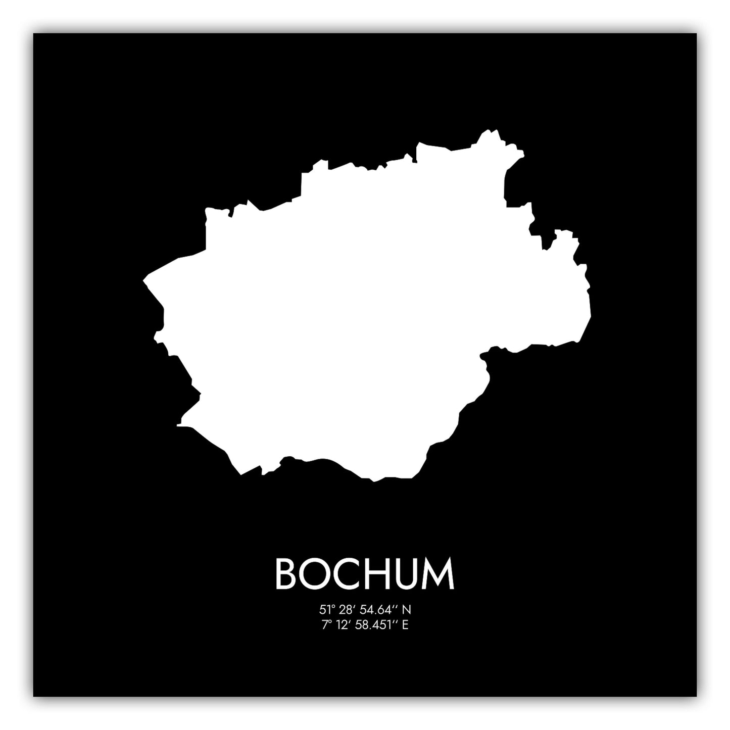 Poster Bochum Koordinaten #3