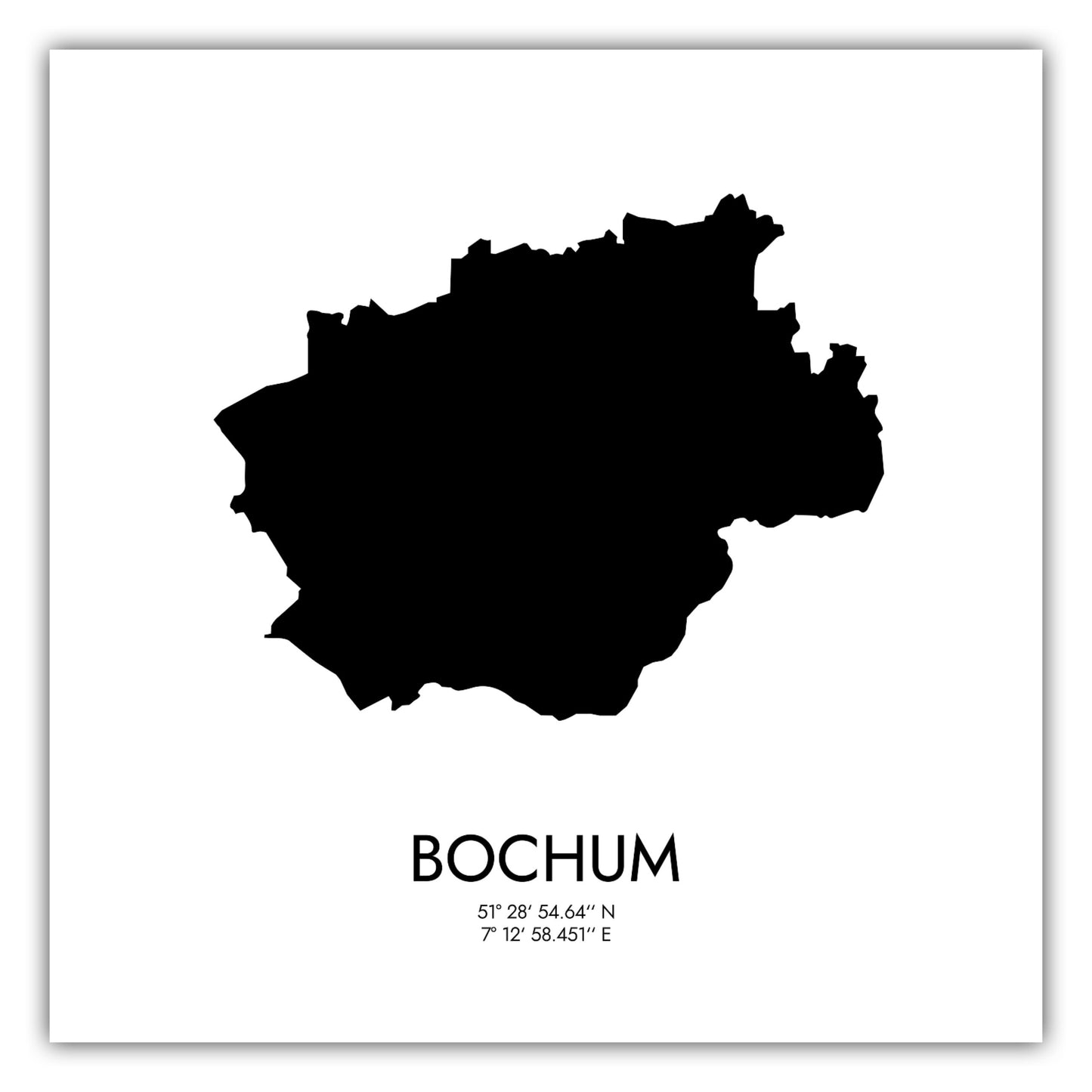 Poster Bochum Koordinaten #3