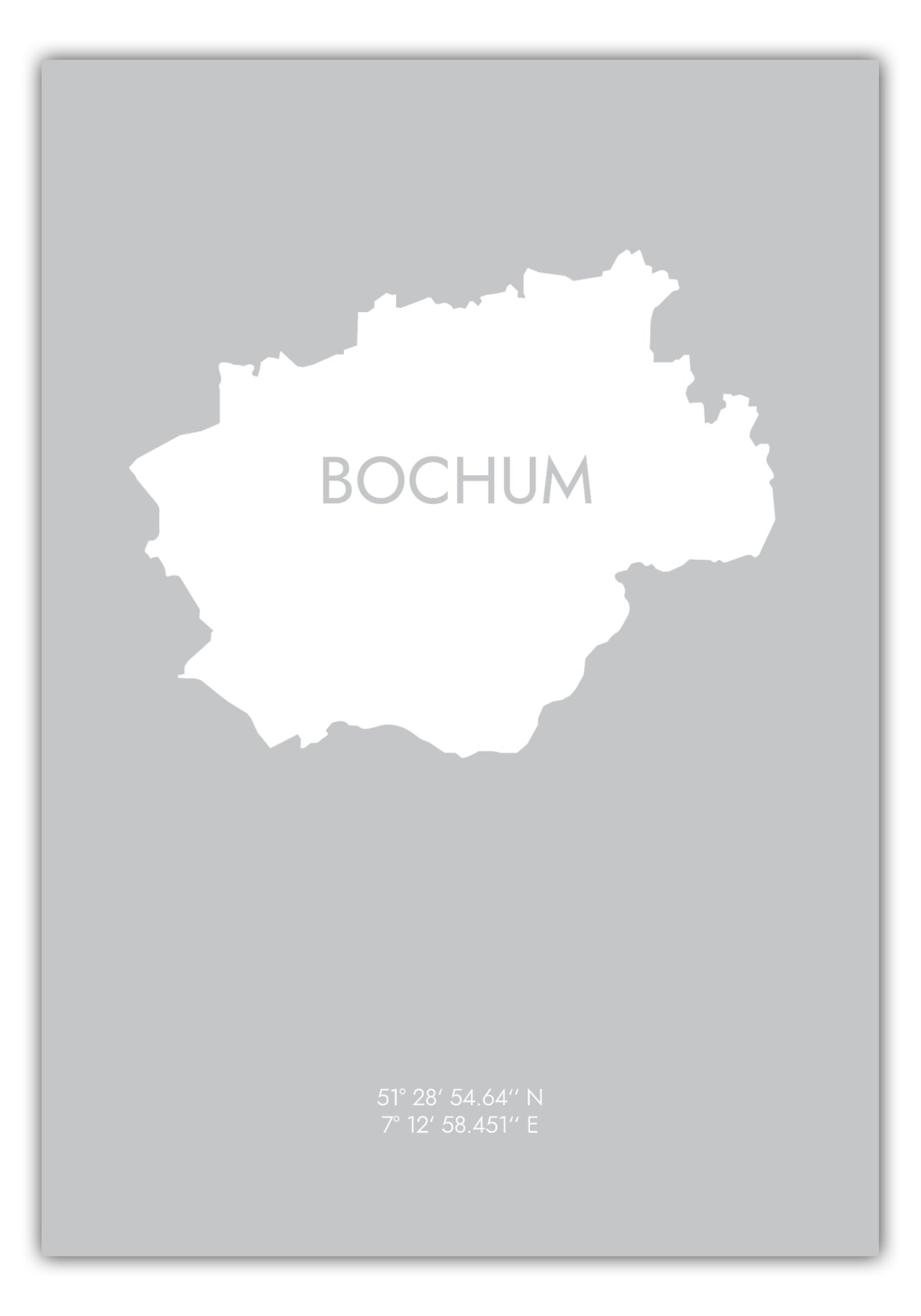 Poster Bochum Koordinaten #6