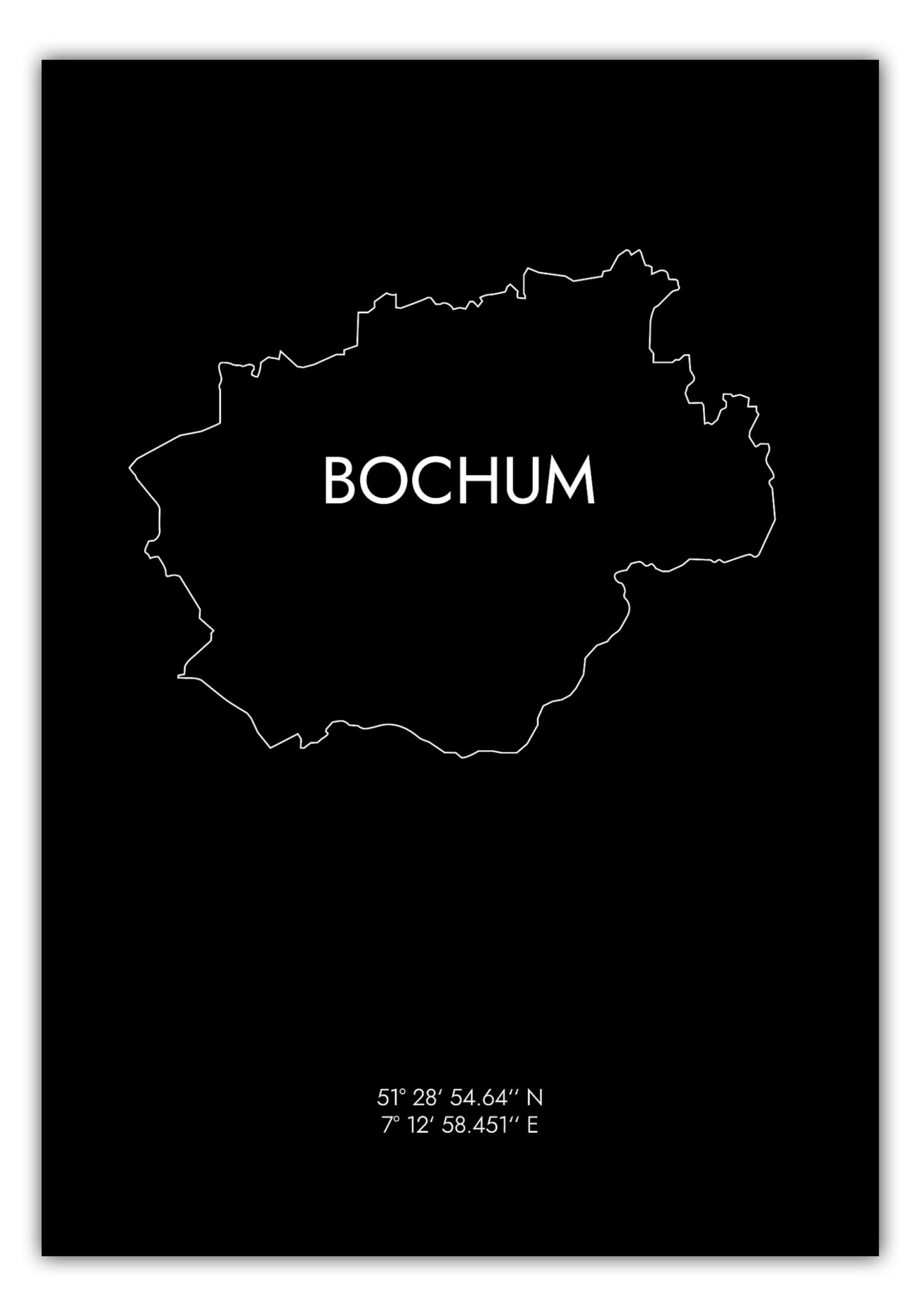 Poster Bochum Koordinaten #8