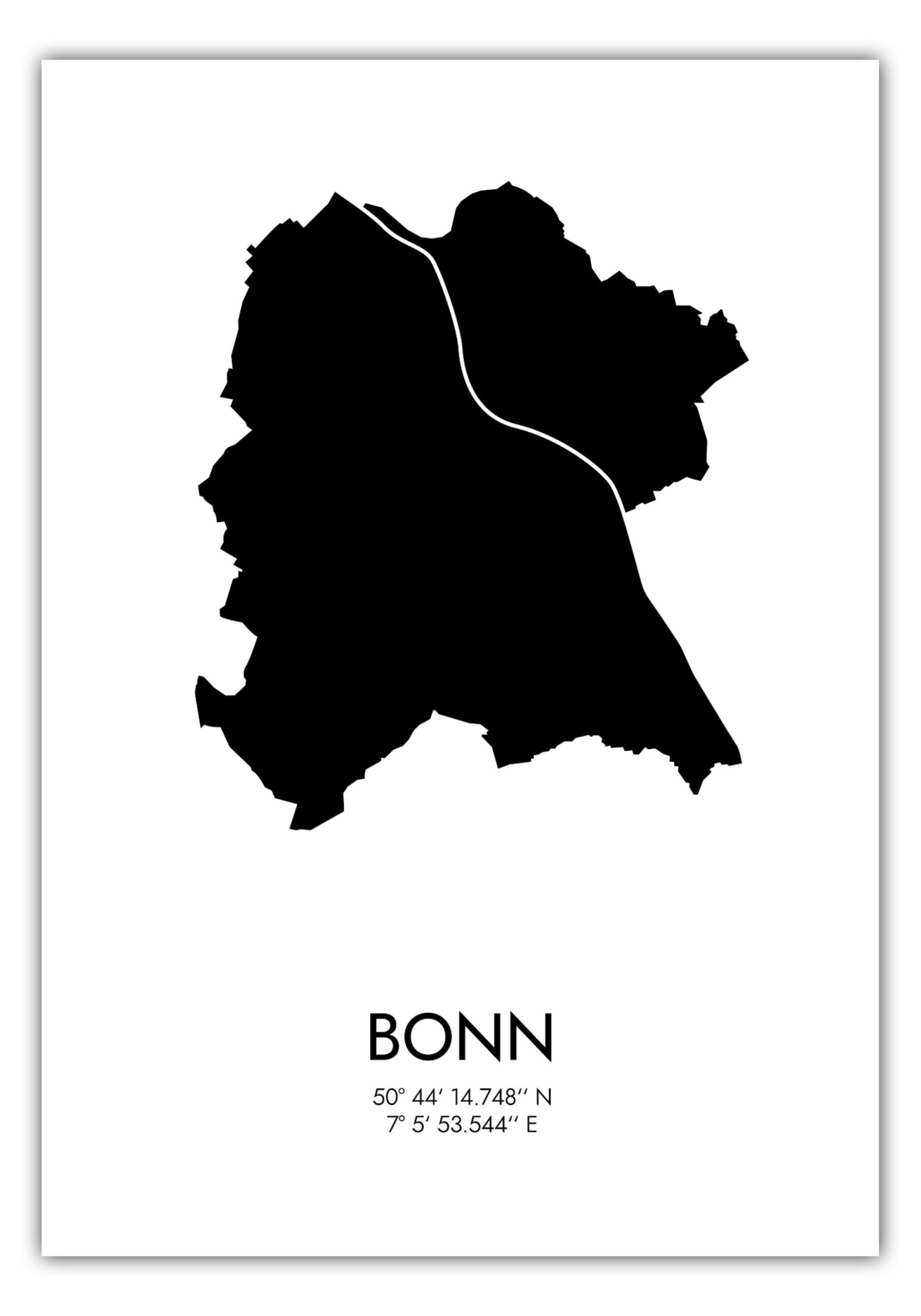 Poster Bonn Koordinaten #3