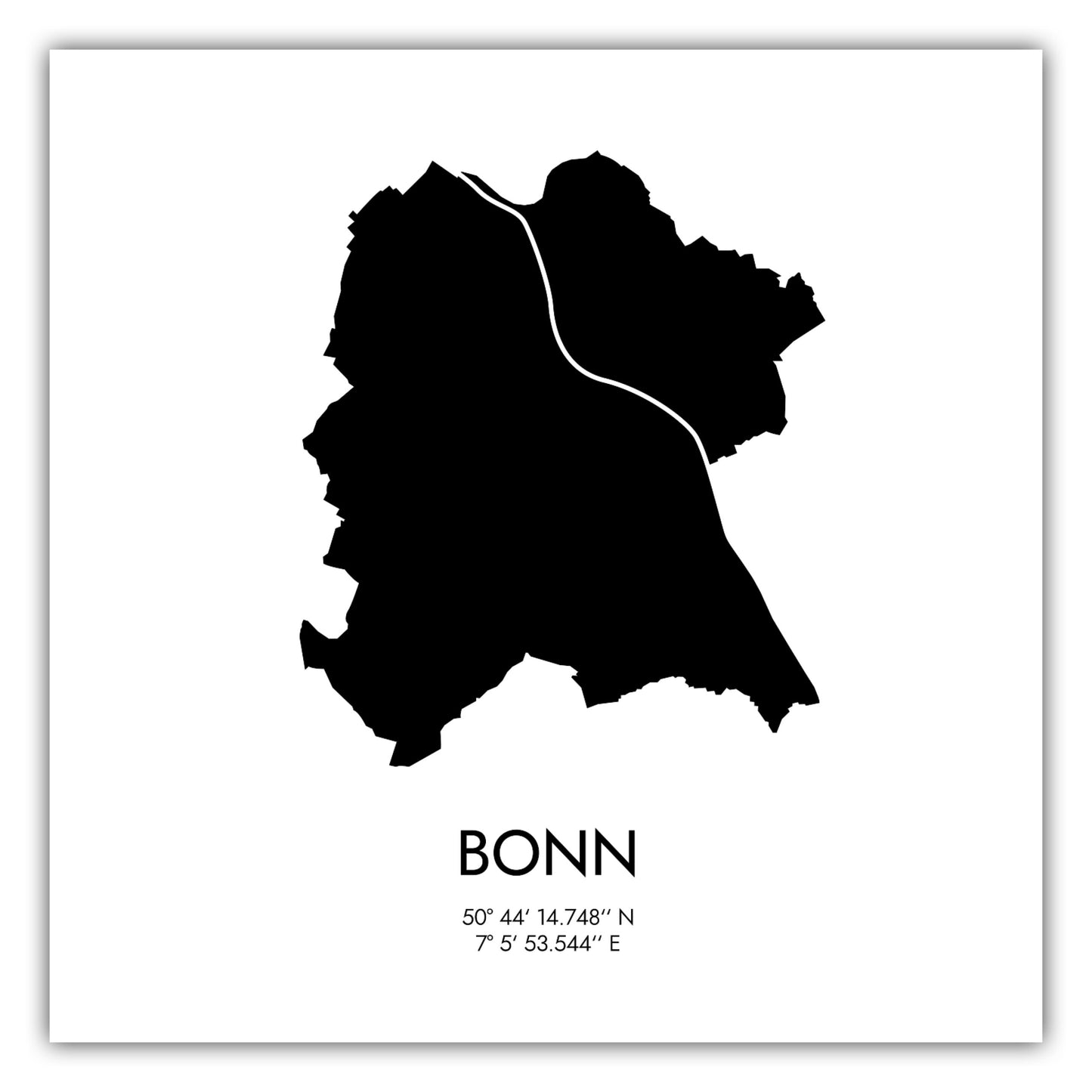 Poster Bonn Koordinaten #3