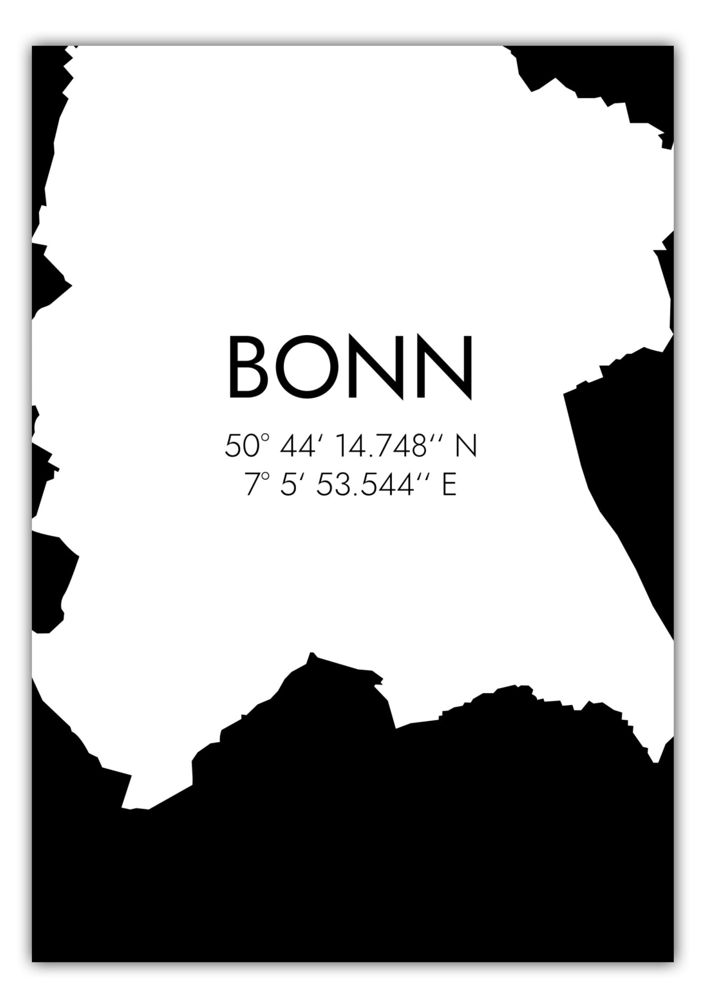Poster Bonn Koordinaten #5