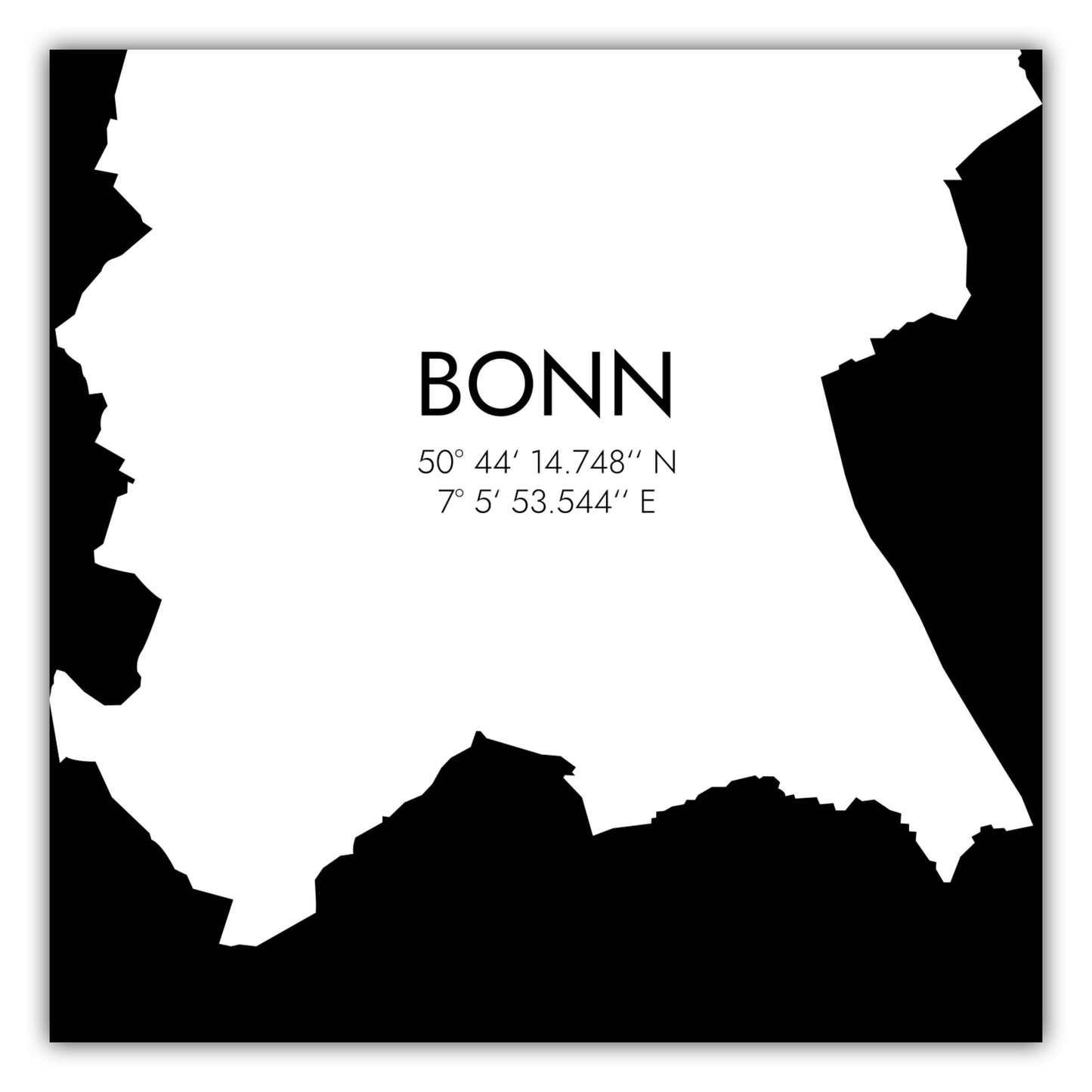 Poster Bonn Koordinaten #5