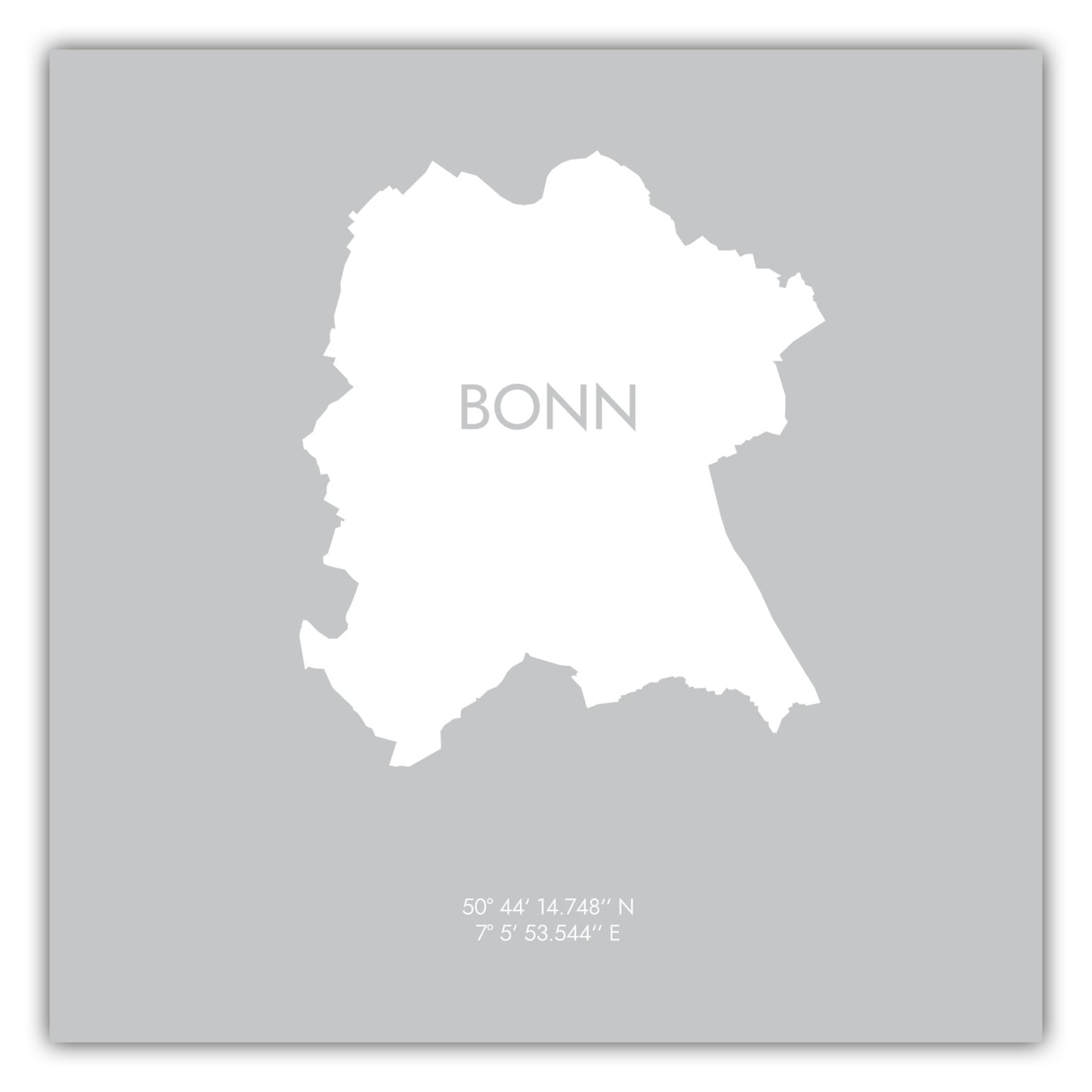 Poster Bonn Koordinaten #6