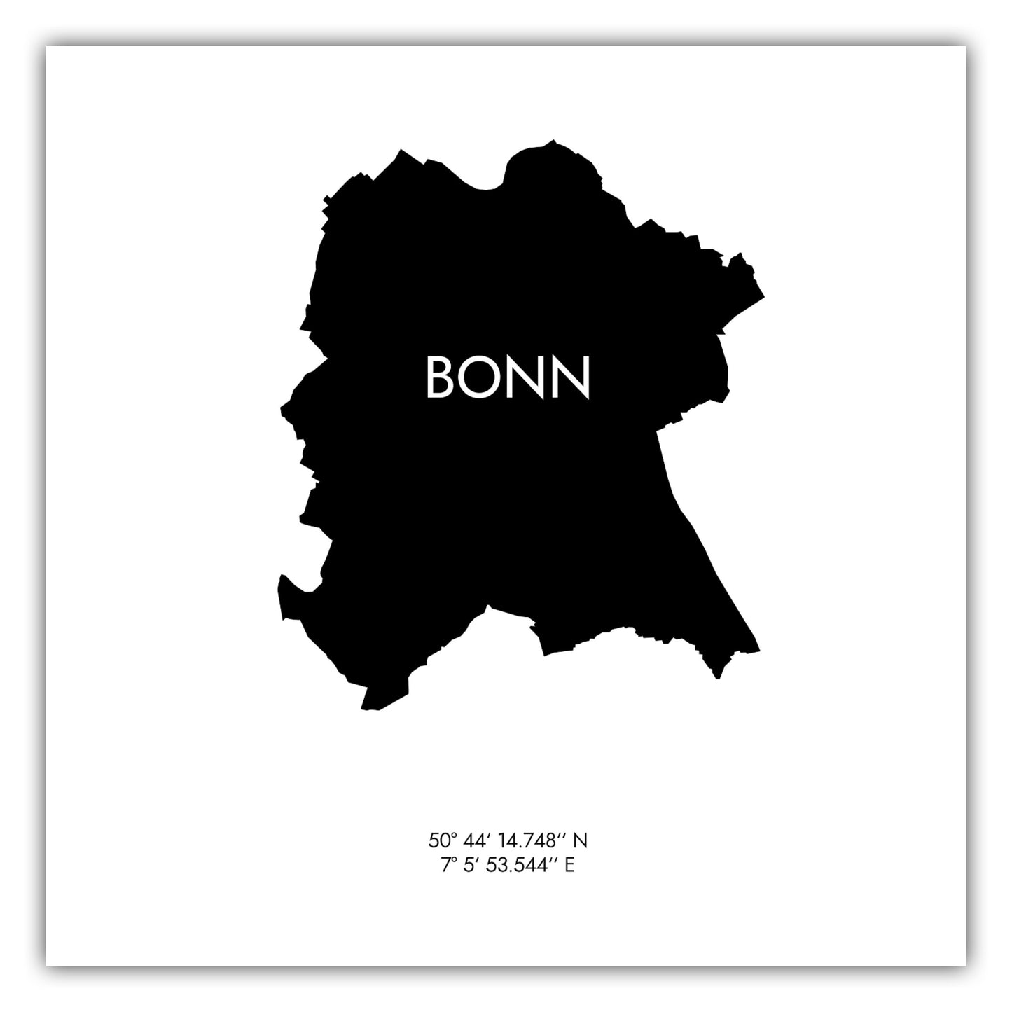 Poster Bonn Koordinaten #6