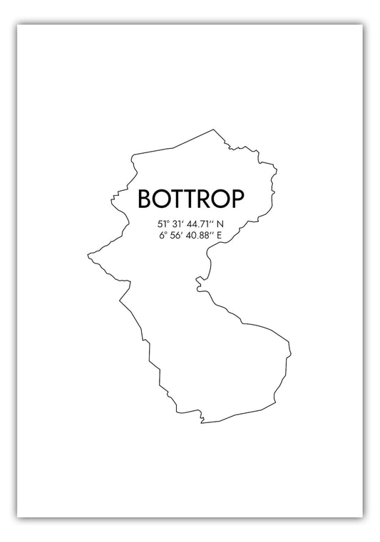 Poster Bottrop Koordinaten #7