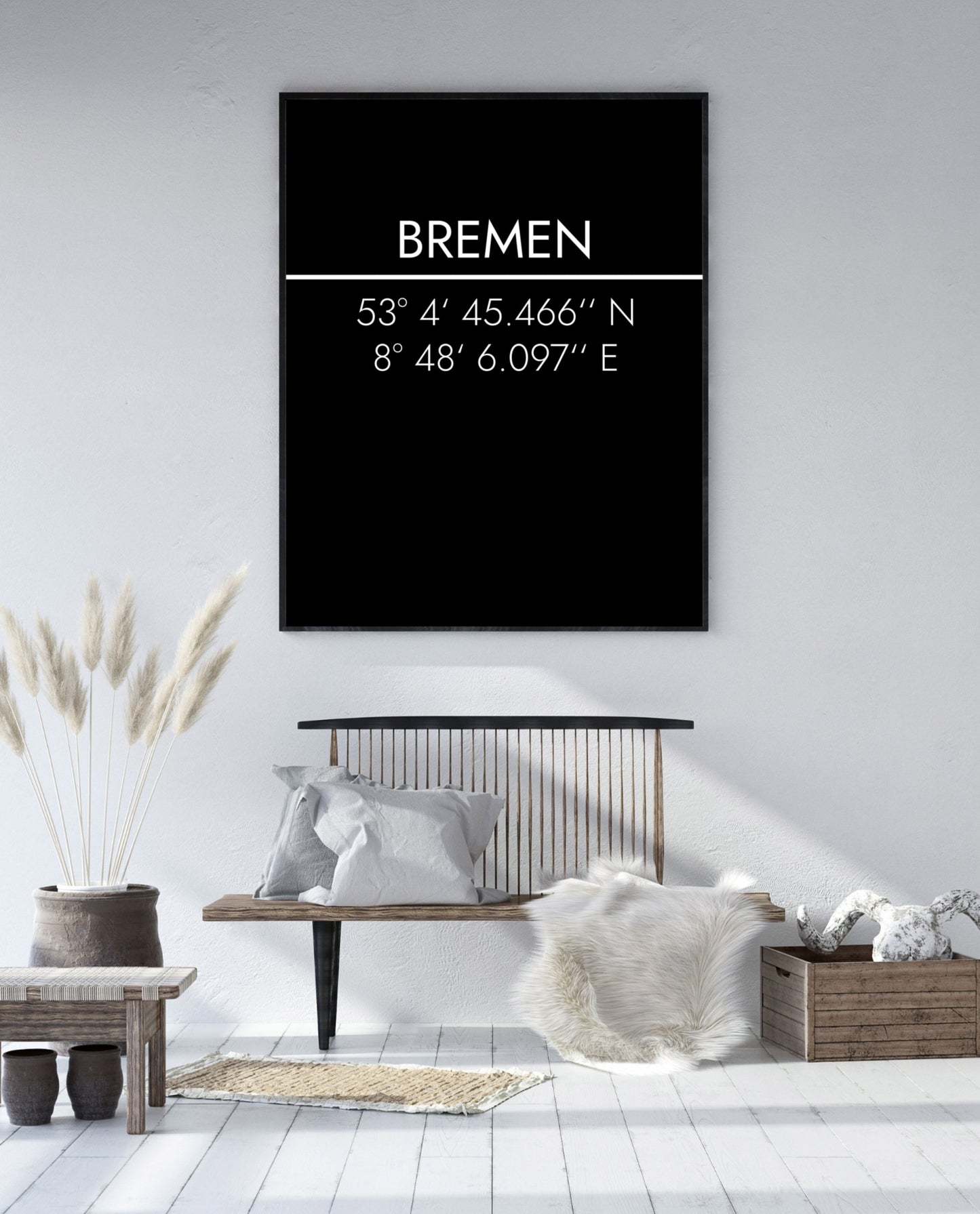 Poster Bremen Koordinaten #2