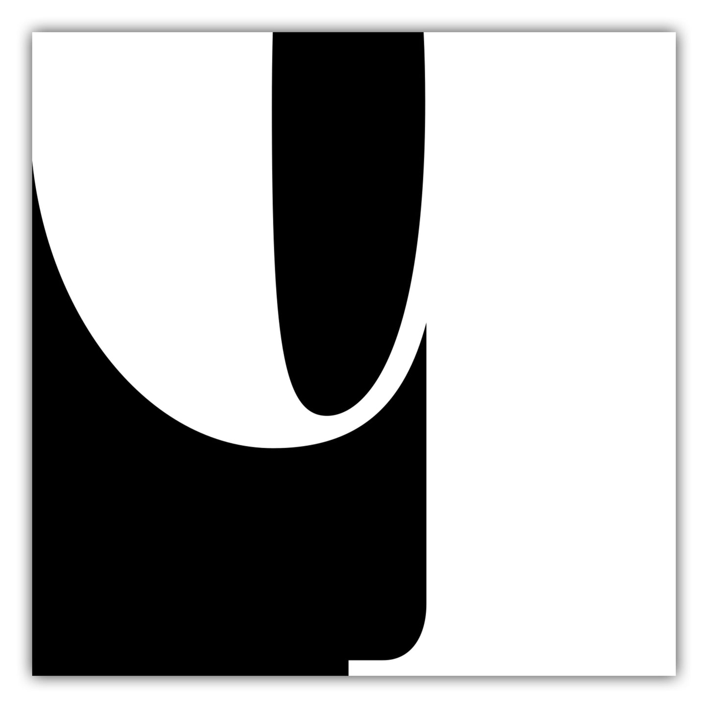 Poster Buchstabe Q - Serif
