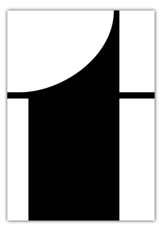 Poster Buchstabe T - Serif
