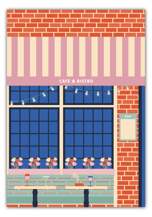 Poster Café & Bistro - Dreamy Dutch Collection