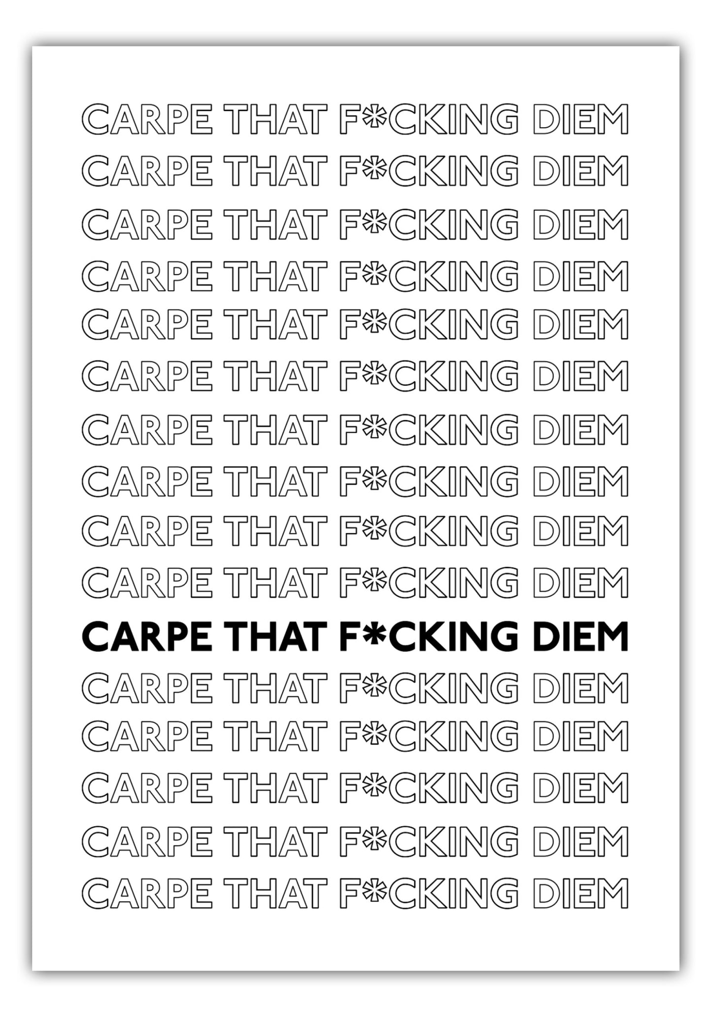 Poster Carpe That Diem #2