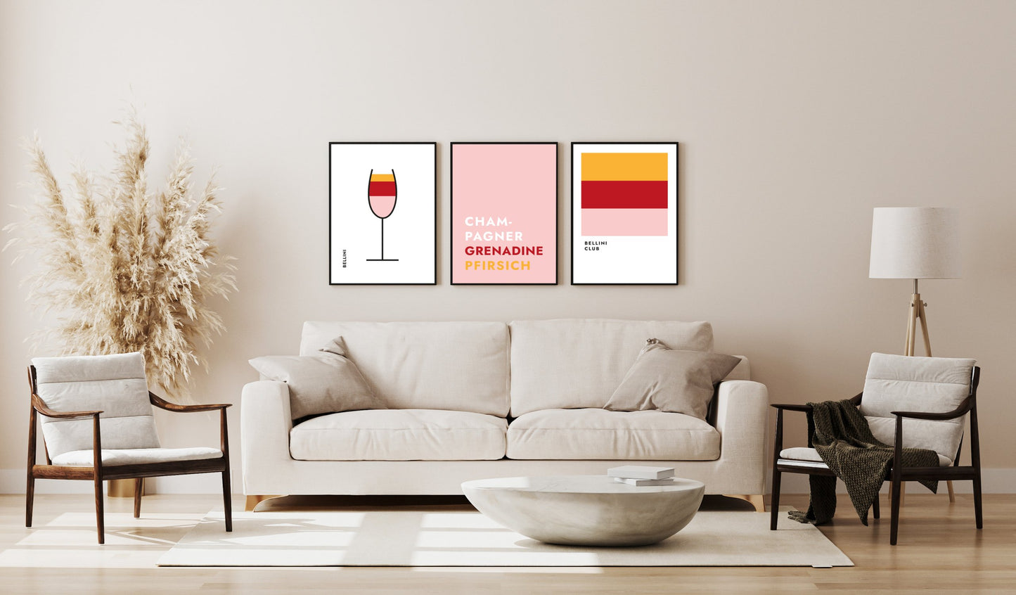 Poster Cocktail Bellini - Text