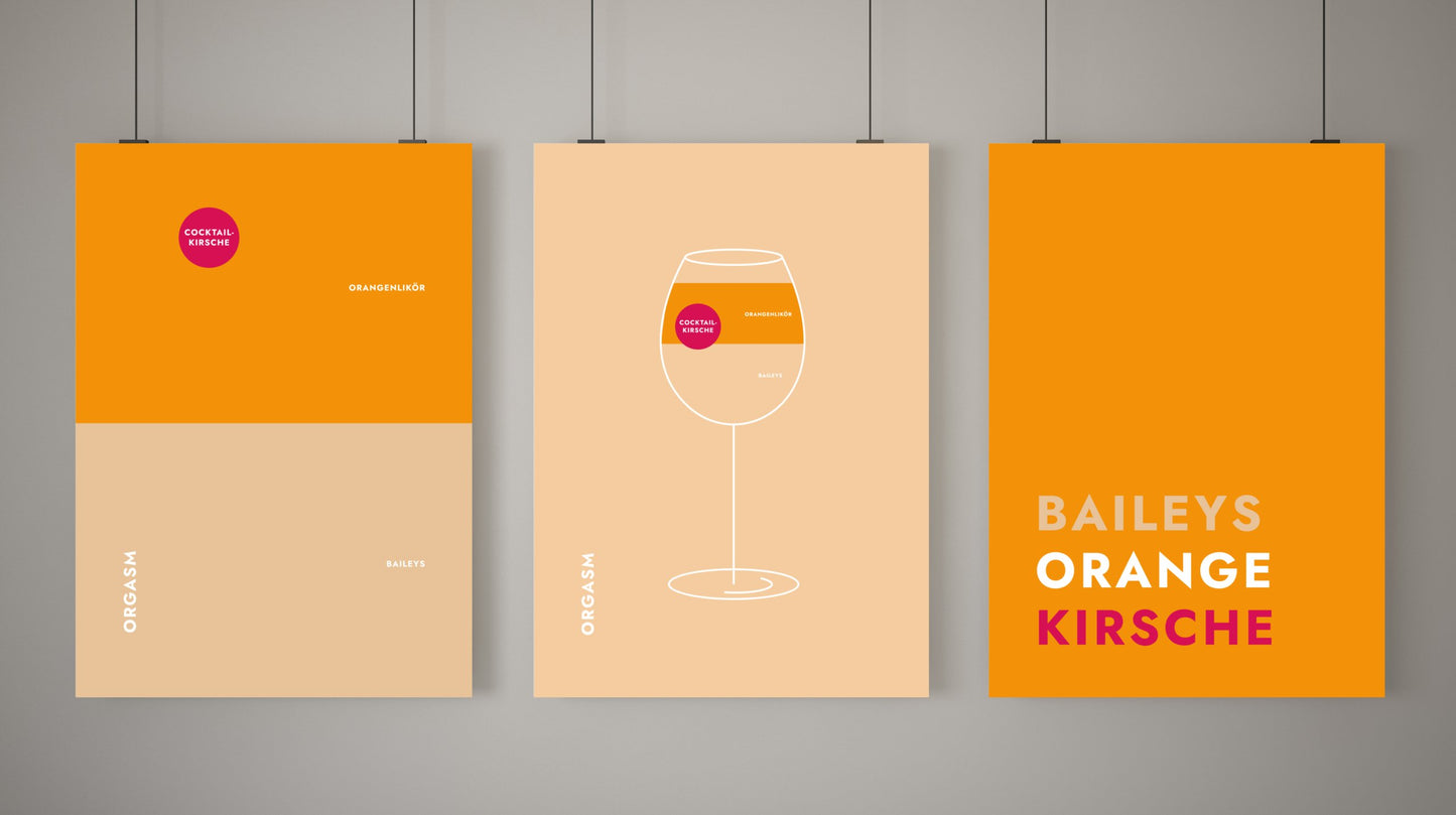 Poster Cocktail Orgasm - Text