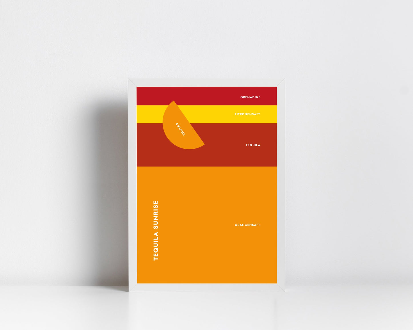Poster Cocktail Tequila Sunrise
