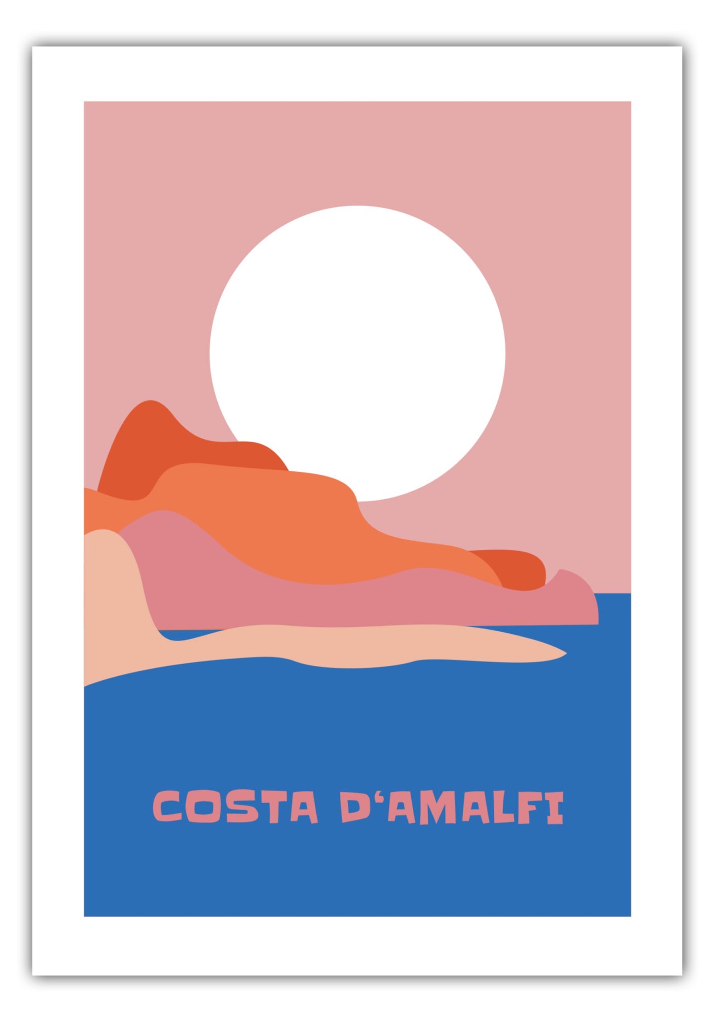Poster Costa DAmalfi - La Dolce Vita Collection