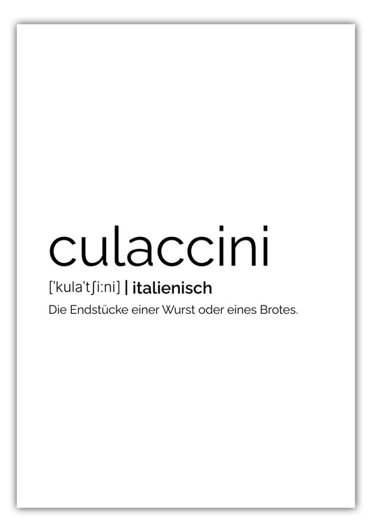 Poster Culaccini