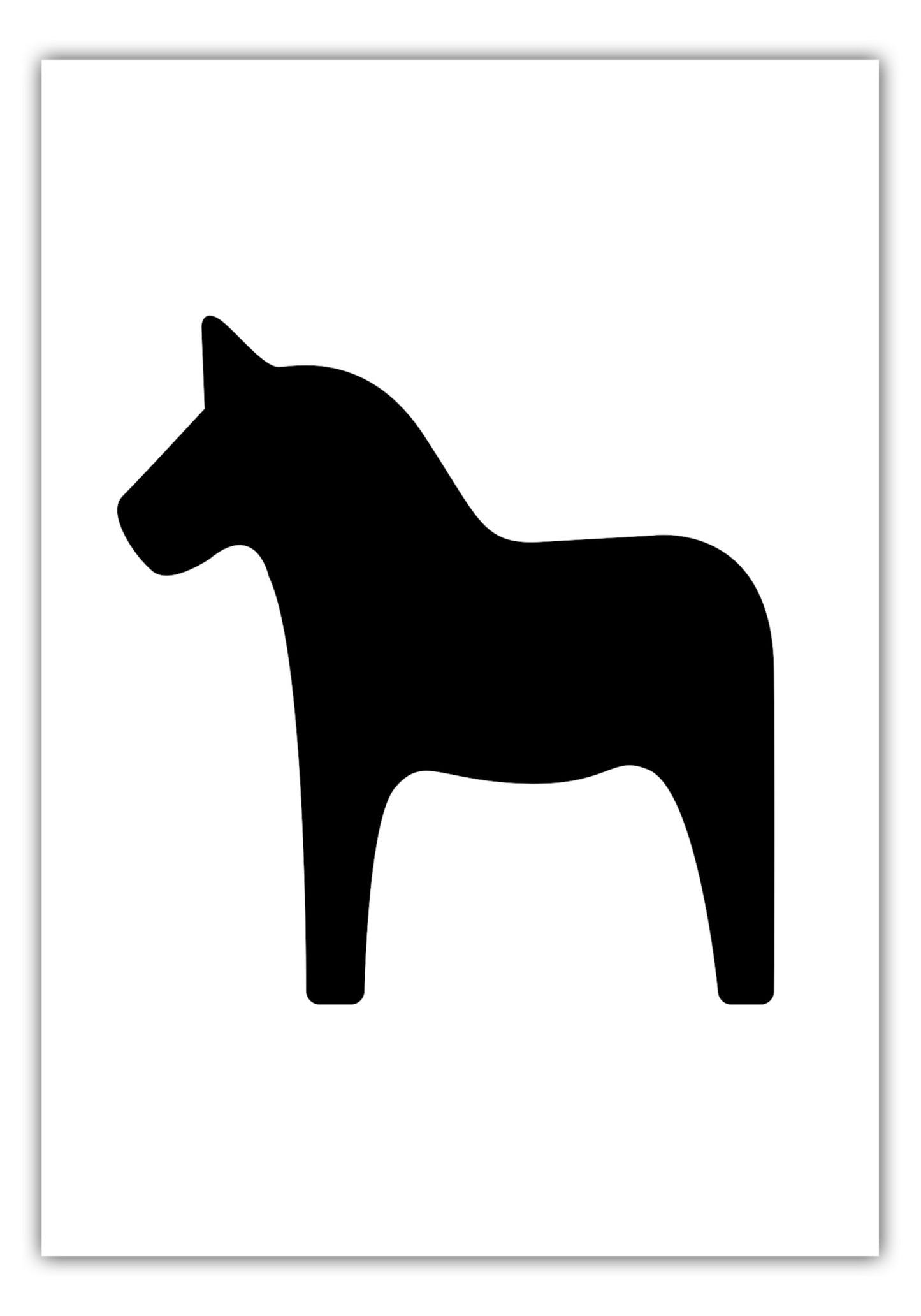Poster Dalapferd groß