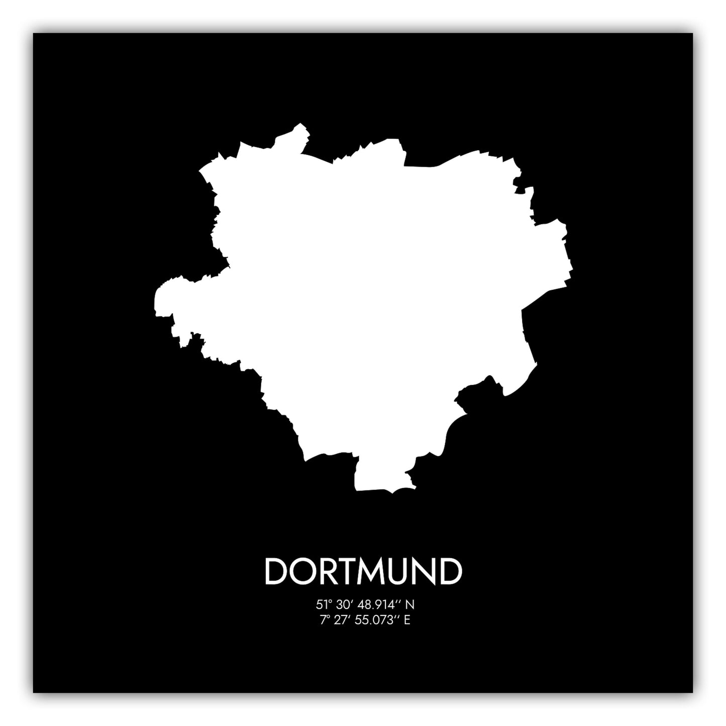 Poster Dortmund Koordinaten #3
