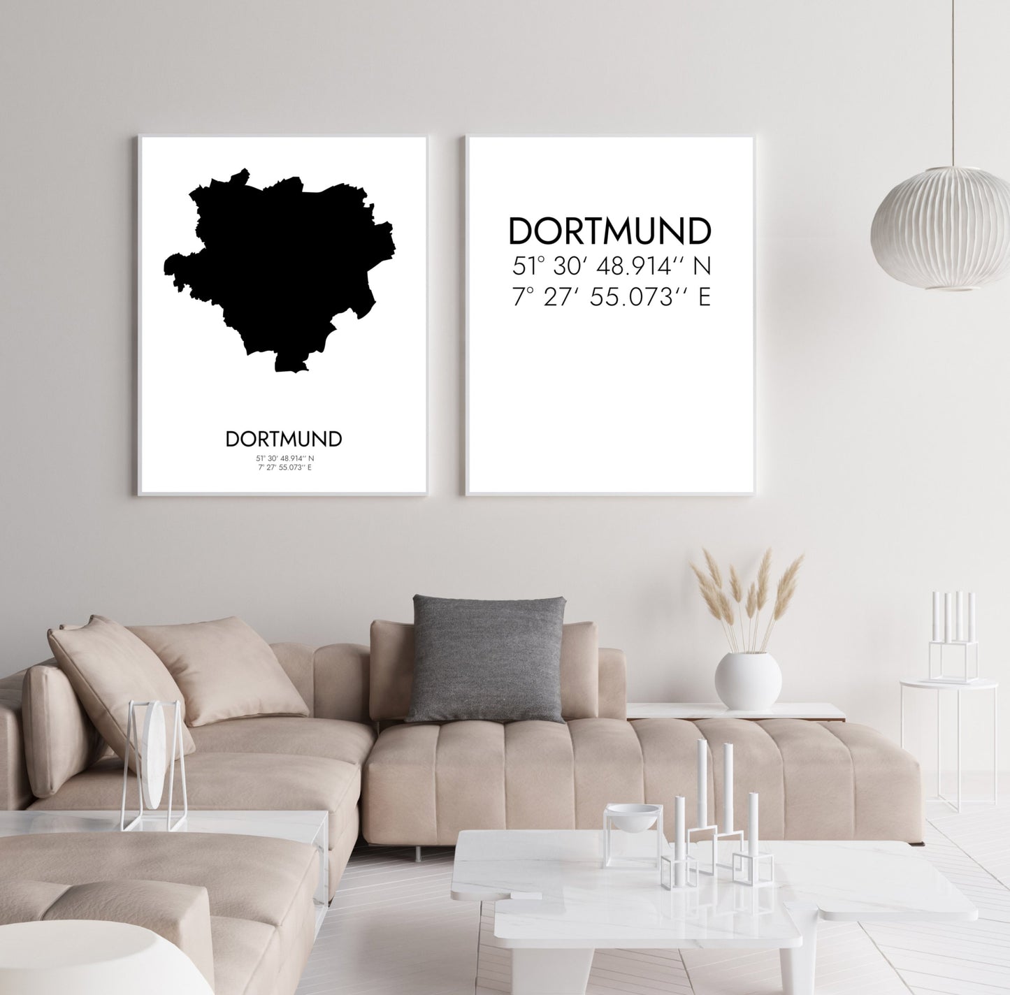 Poster Dortmund Koordinaten #3