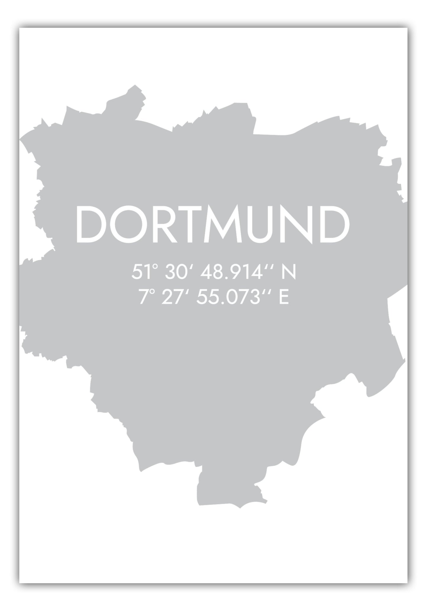 Poster Dortmund Koordinaten #5