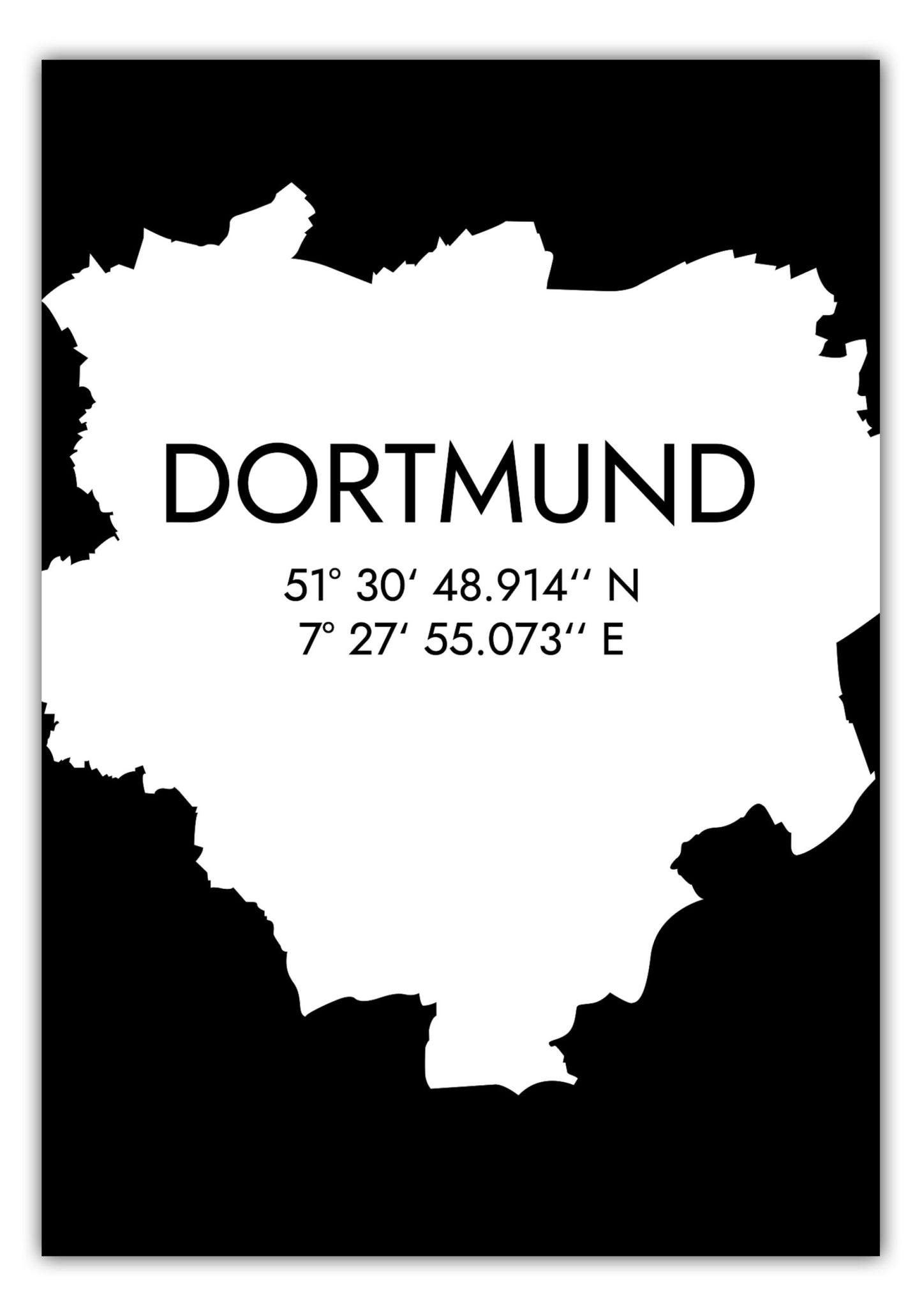 Poster Dortmund Koordinaten #5