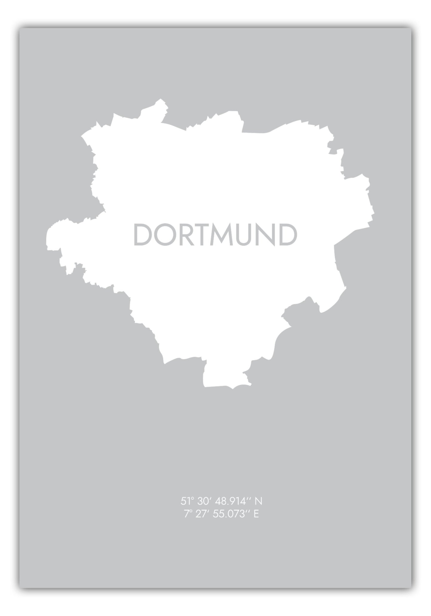 Poster Dortmund Koordinaten #6