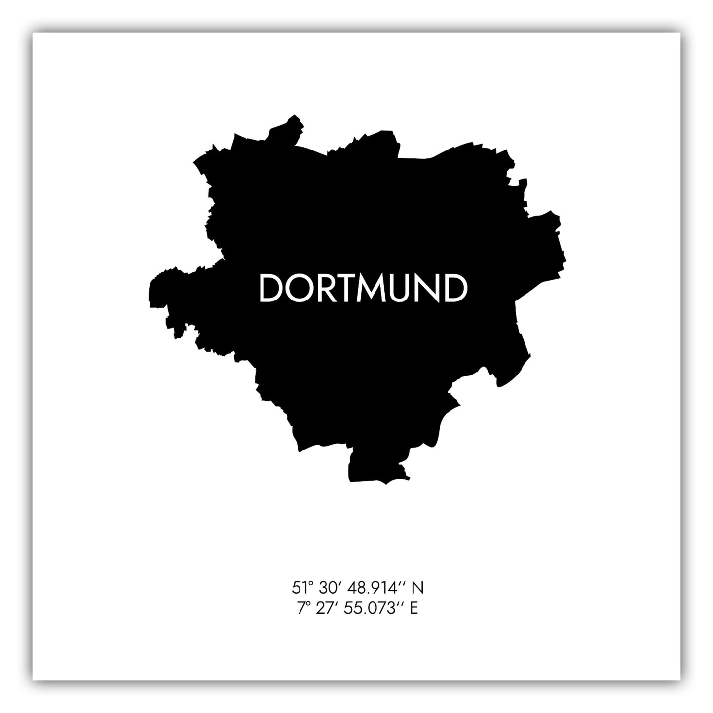 Poster Dortmund Koordinaten #6